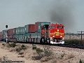 BNSF 126 at Fenner, CA in October 2002